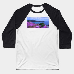 Porthcurno Beach Baseball T-Shirt